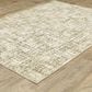 Oriental Weavers Reed 3"3" x 5" Ivory and Brown Area Rug, , large