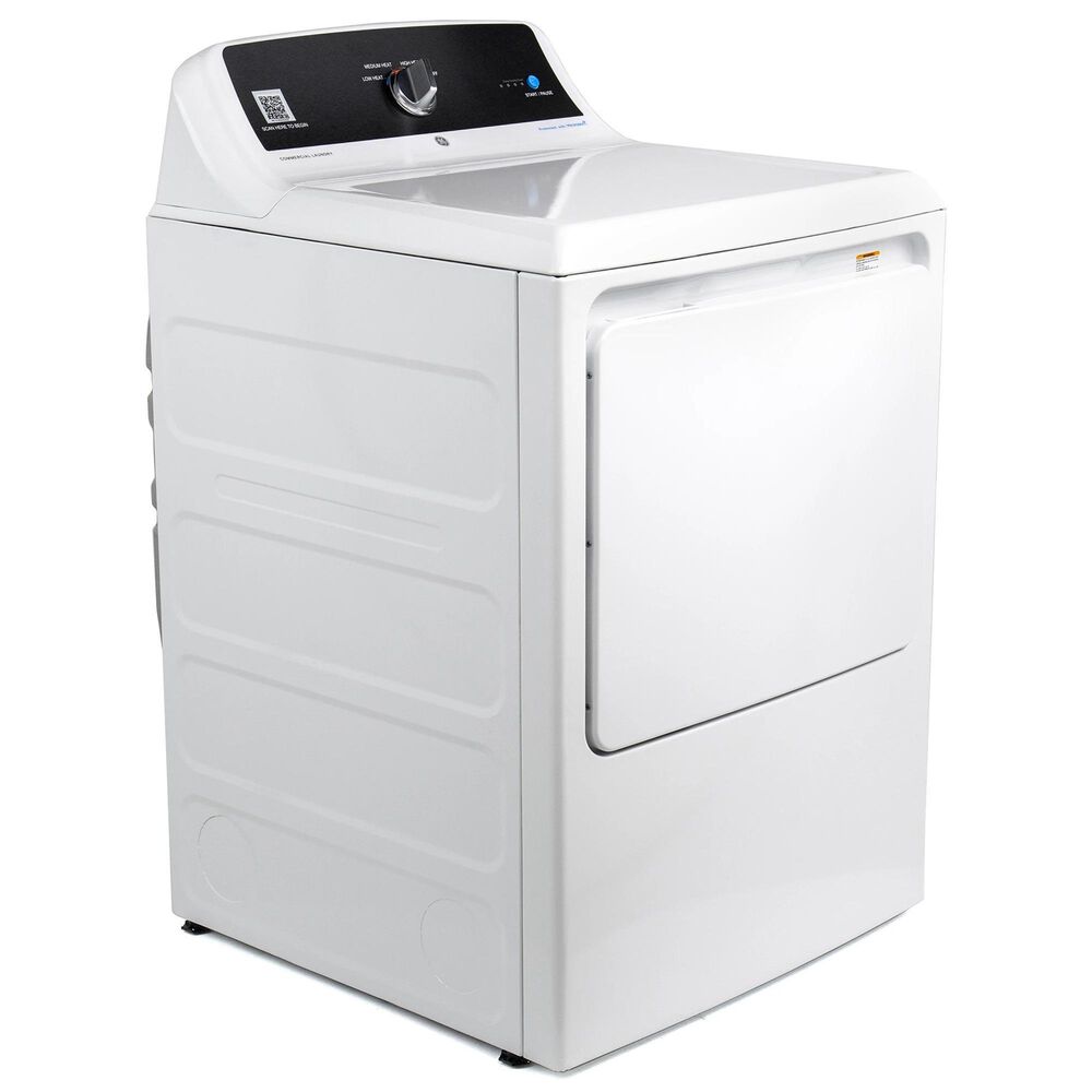 GE Appliances 4.2 Cu. Ft. Commercial Top Load Washer and 7.4 Cu. Ft. Gas Dryer Laundry Pair in White, , large