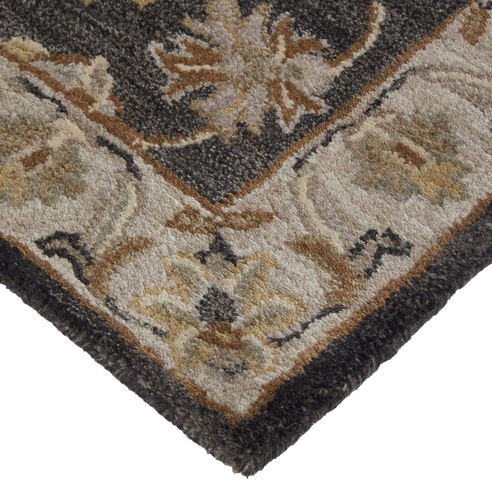 Feizy Eaton 8&#39; x 11&#39; Charcoal Area Rug, , large