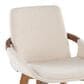 LumiSource Cosmo Accent Chair with Fabric Cushion in Cream, , large