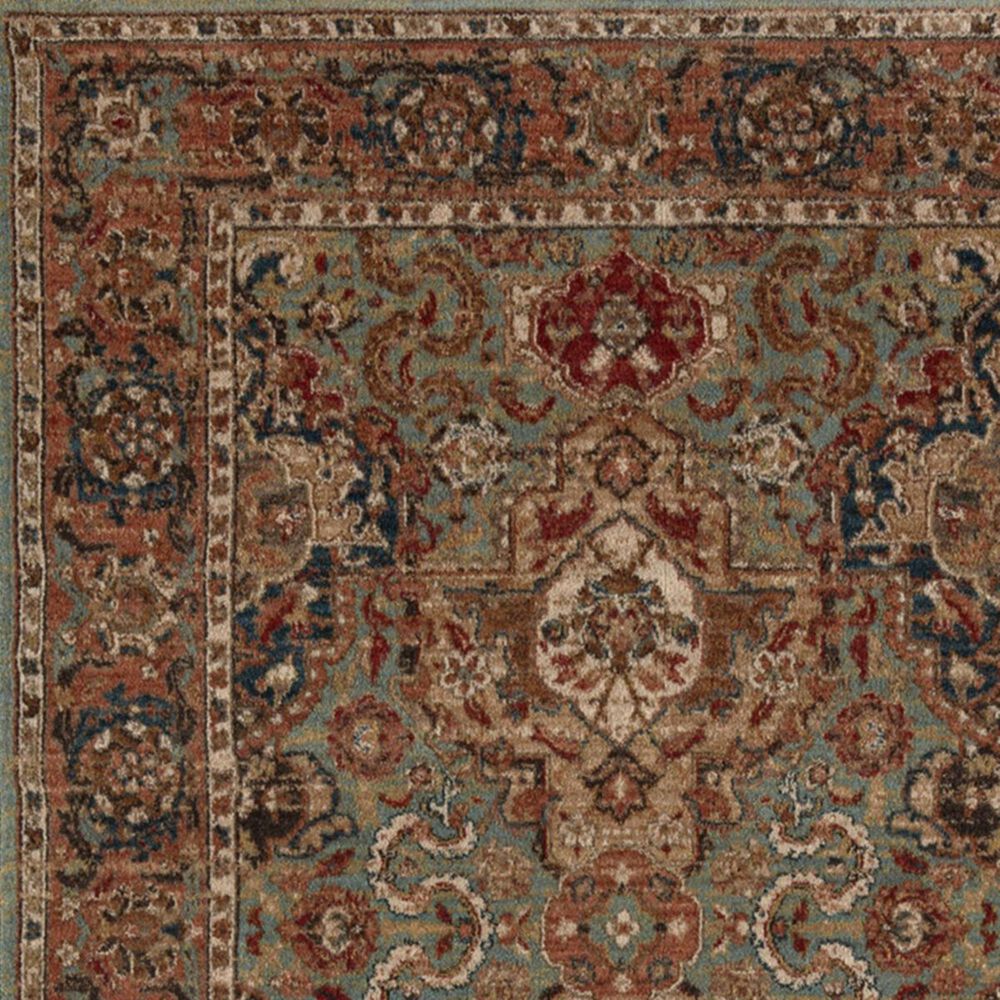 37B Spice Market Dhahar 90938-50123 9'6" x 12'11" Aquamarine Area Rug, , large