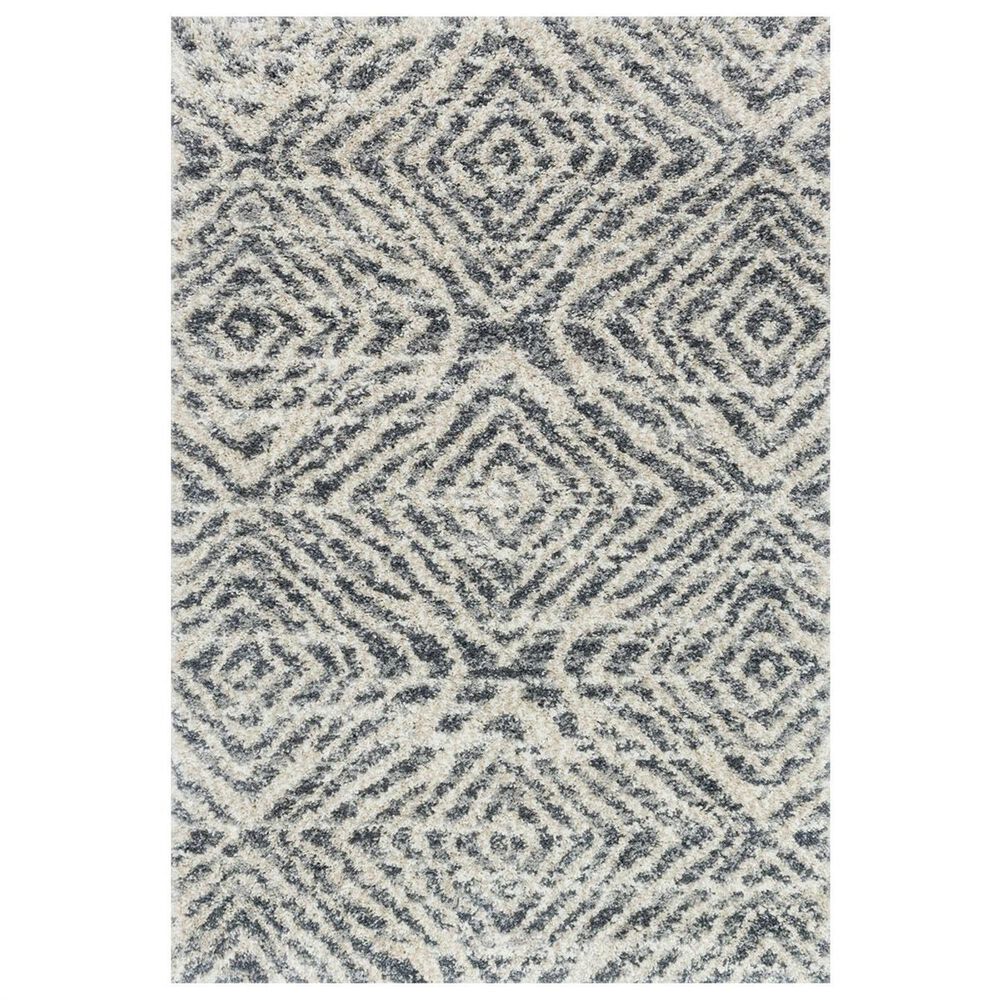 Loloi Quincy QC-01 2"3" x 4" Graphite and Sand, , large