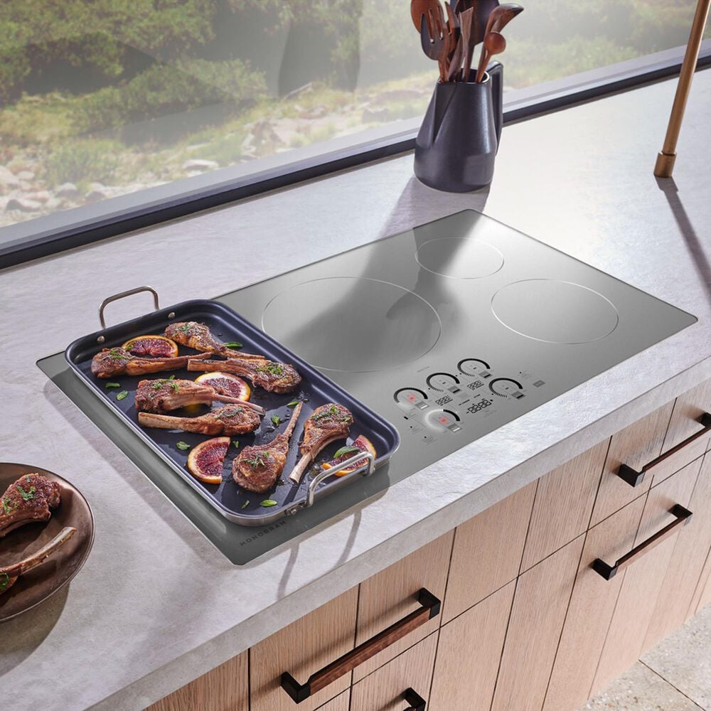 Monogram 30&quot; Induction Cooktop in Silver, , large
