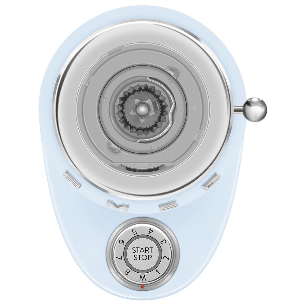 SMEG Conical Burr Coffee Grinder in Pastel Blue, , large