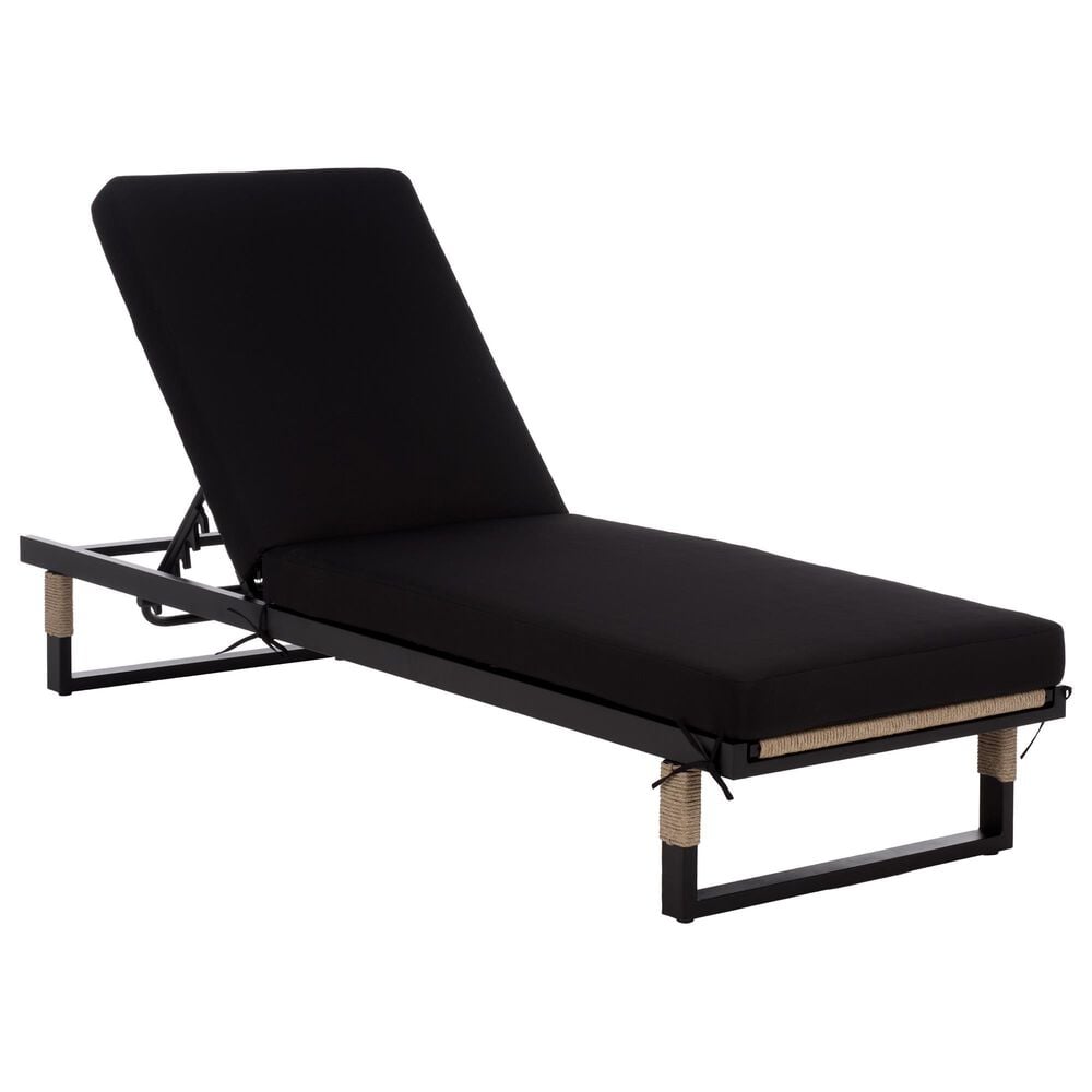 Safavieh Arman Lounger in Black, , large