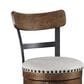 Ashley Valebeck Swivel Bar Stool in Brown and Black, , large
