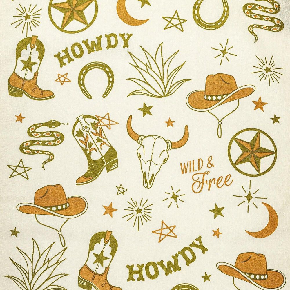 MuKitchen Designer Print Towel in Wild West, , large