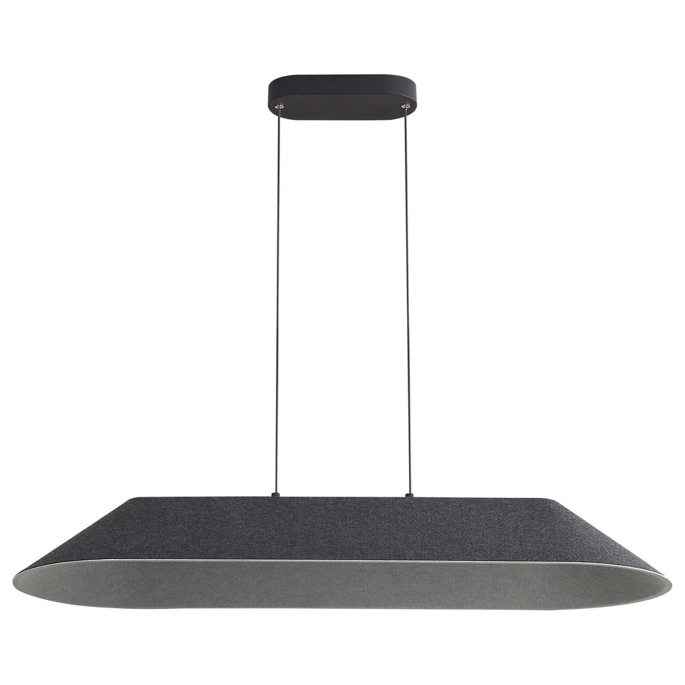 Golden Lighting Faroe 43" 1-Light LED Pendant in Flecked Black and Grey, , large
