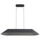 Golden Lighting Faroe 43" 1-Light LED Pendant in Flecked Black and Grey, , large