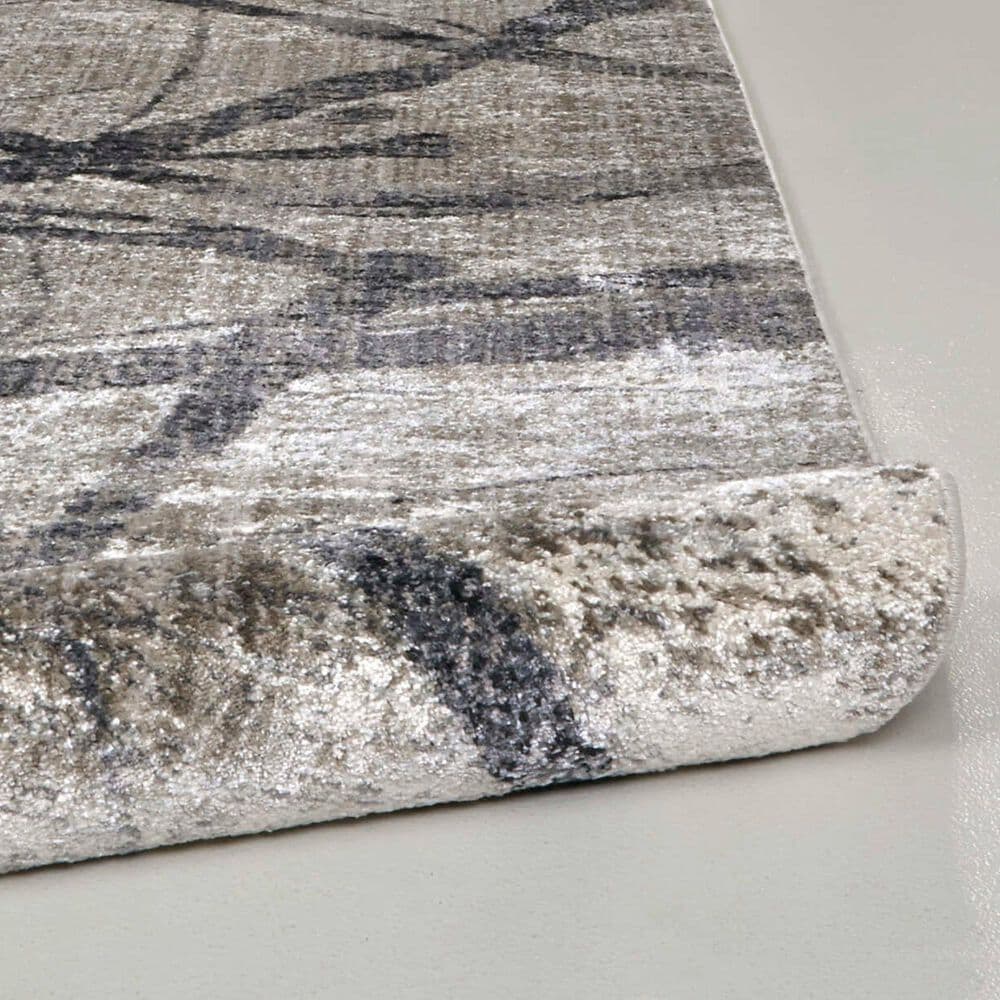 Other Kano 6&#39;7&quot; x 9&#39;6&quot; Charcoal and Gray Area Rug, , large