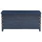 Linon Home Decor Brosnan Rope Cedar Chest in Blue, , large