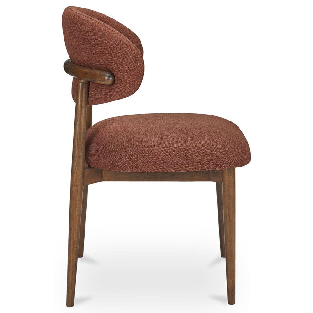 Moe's Home Collection Ellie Side Chair in Dark Espresso Brown, , large