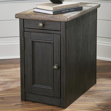 Ashley Tyler Creek Chair Side End Table in Grayish Brown/Black, , large