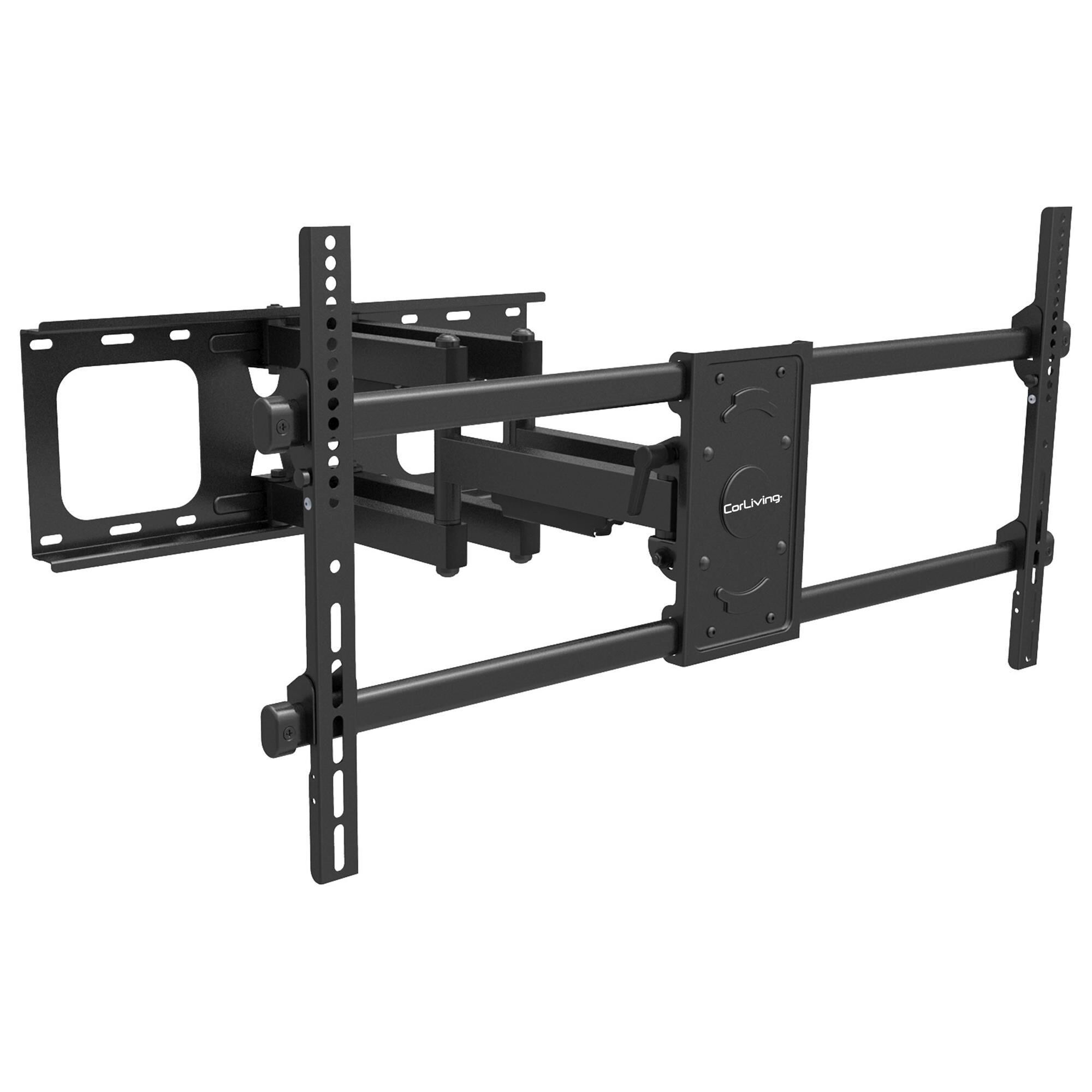 CorLiving 35in x 25in Full-Motion H-Frame TV Wall Mount in Black