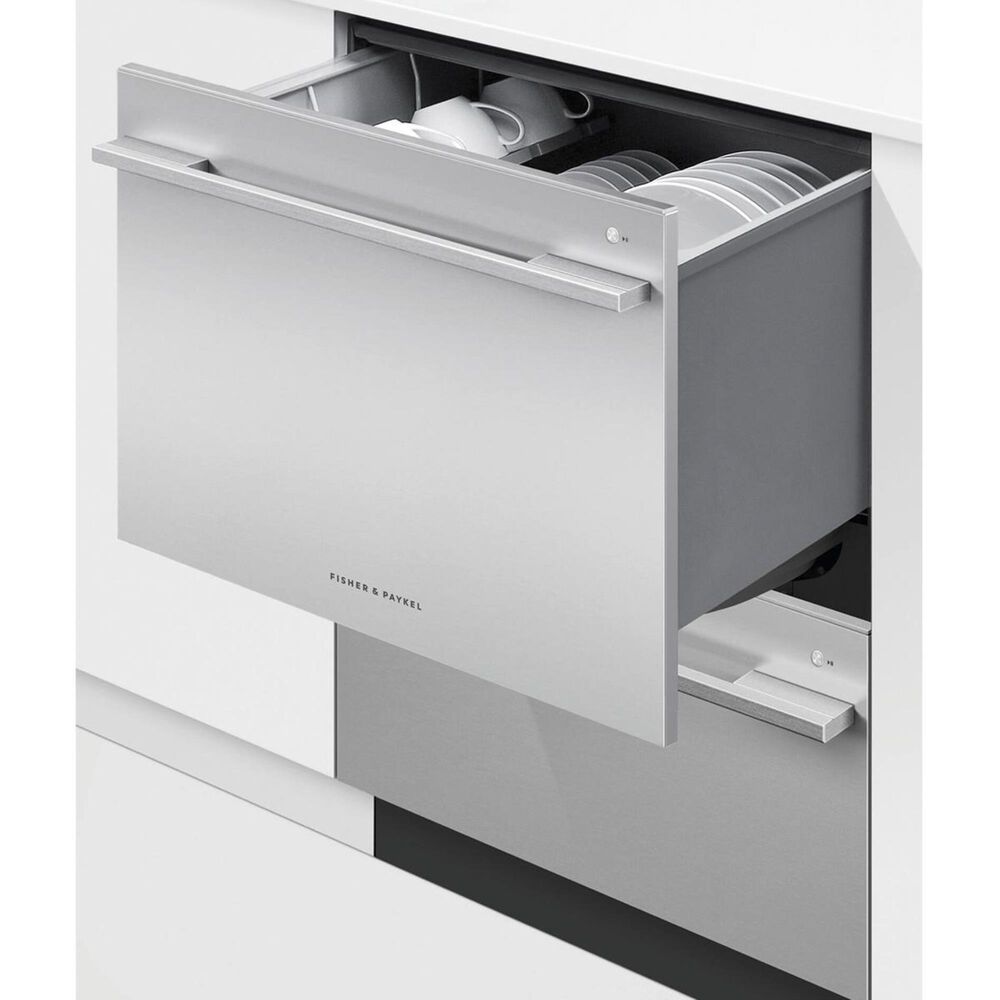 Fisher and Paykel Built-In Tall Double Drawer Dishwasher with 14 Place  Settings in EZKleen Stainless Steel