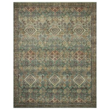 Magnolia Home Sinclair 2"3" x 3"9" Turquoise and Multicolor Area Rug, , large