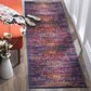 Safavieh Evoke EVK275F-27 2"2" x 7" Blue/Fuchsia Runner, , large