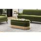 Jennifer Taylor Home Melinda Storage Bench with Tufted Bullion Fringe in Olive Green, , large