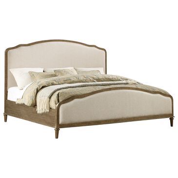 Golden Wave Furniture Interlude Queen Upholstered Bed in Sandstone Buff, , large