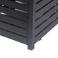 Noble House Rene Square Liquid Propane Fire Pit in Black, , large