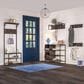 RiverRidge Home Afton 4-Hook Wall Shelf in Dark Weathered Woodgrain and Black, , large