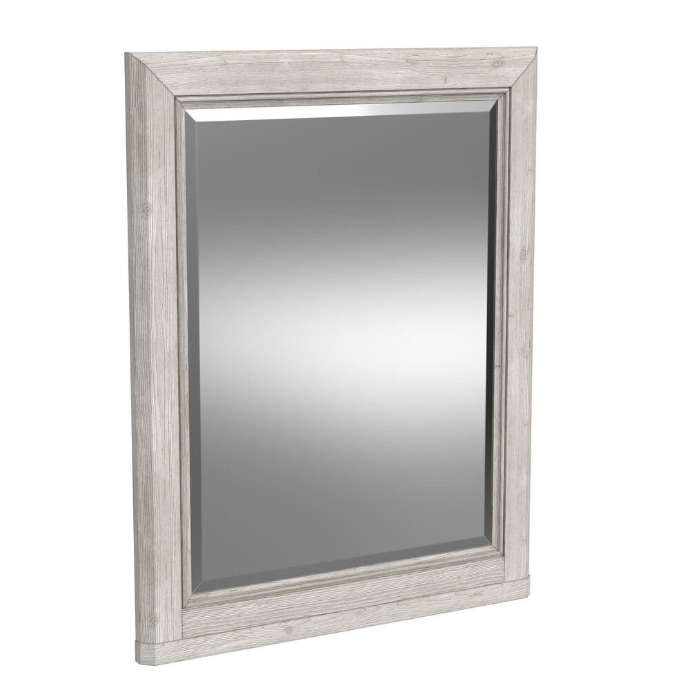 Eastern Shore Carlson Vertical Dresser Mirror in Washed Linen, , large