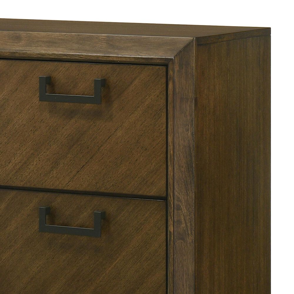 Crown Mark Lakecrest 9 Drawer Dresser Only in Brown, , large