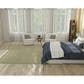 Nourison Courtyard Ivory and Green 8" Square Indoor/Outdoor Area Rug, , large