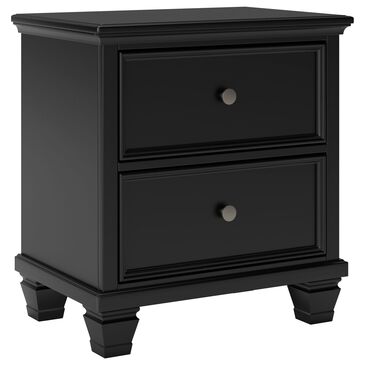 Signature Design by Ashley Lanolee 2-Drawer Nightstand in Black, , large
