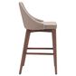 Zuo Modern Moor Counter Stool in Beige and Brown, , large