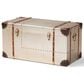 Baxton Studio Bechet Storage Trunk in Silver, , large