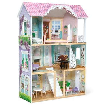 Delta Children Mysize Dollhouse with Large 3-Story and 7 Rooms in Multicolor, , large