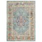 Safavieh Aria ARA100B 6" x 9" Blue and Creme Area Rug, , large