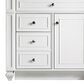 James Martin Vanities Bristol 36" Single Bathroom Vanity in Bright White with 3 cm Parisien Bleu Quartz Top and Rectangular Sink, , large