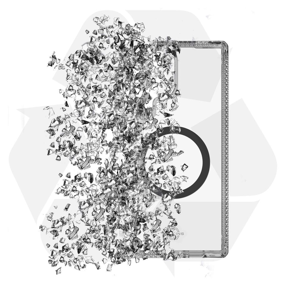 ITSkins Hybrid R Clear Magsafe Case for Samsung Galaxy S25 Ultra in Smoke, , large