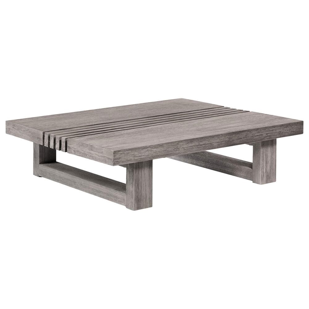Armen Living Vivid Patio Coffee Table in Light Gray, , large