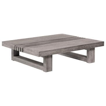 Armen Living Vivid Patio Coffee Table in Light Gray, , large