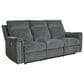Ashley Barnsana Power Reclining Sofa in Gravel, , large
