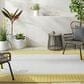 Surya Alfresco 5"3" x 7"7" Pearl, Saffron, Beige and Tan Indoor/Outdoor Area Rug, , large