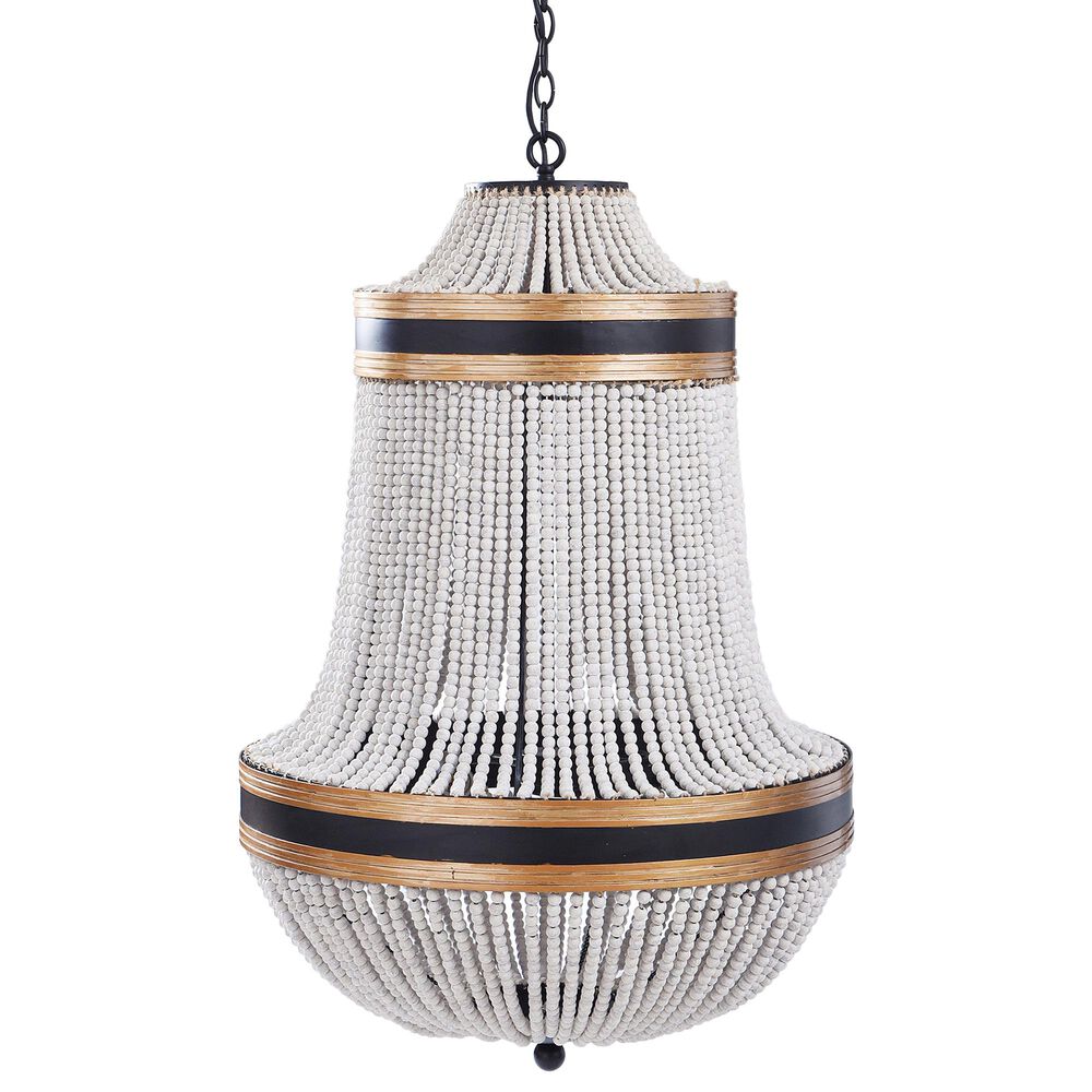 Flair Industries Porfino Chandelier in Gold and Black, , large