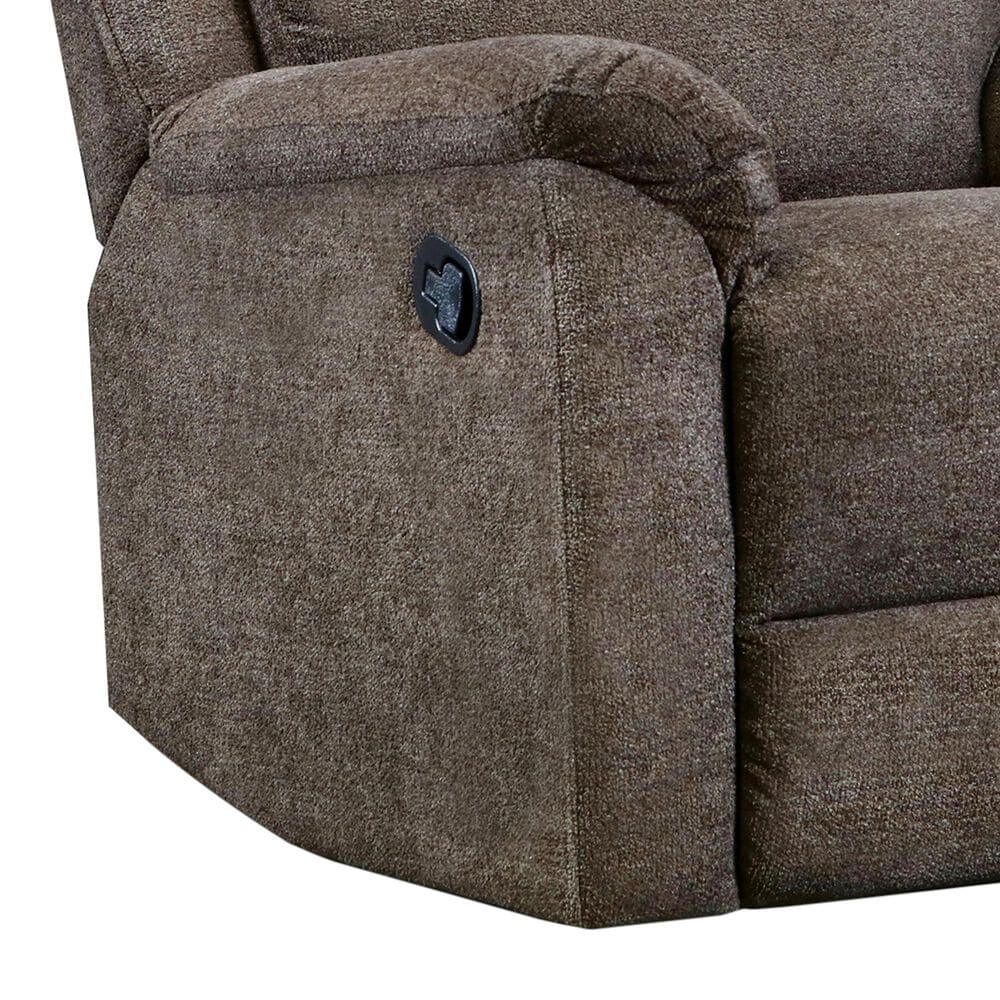 Peak Living Rocker Recliner in Mocha, , large