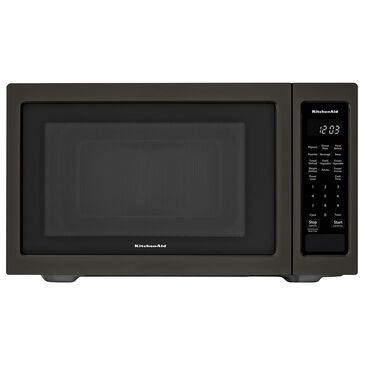 KitchenAid 1.6 Cu. Ft. Countertop Microwave Oven in Black Stainless, , large