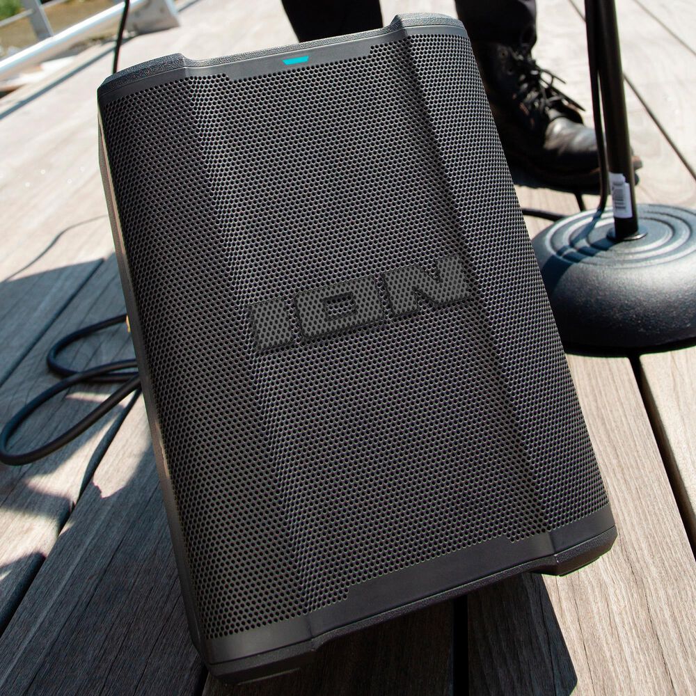 Ion Trouper 100 Battery-Powered Portable Speaker System in Black, , large
