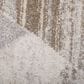 Feizy Vancouver 39NRF 5" x 8" Beige and Brown Area Rug, , large