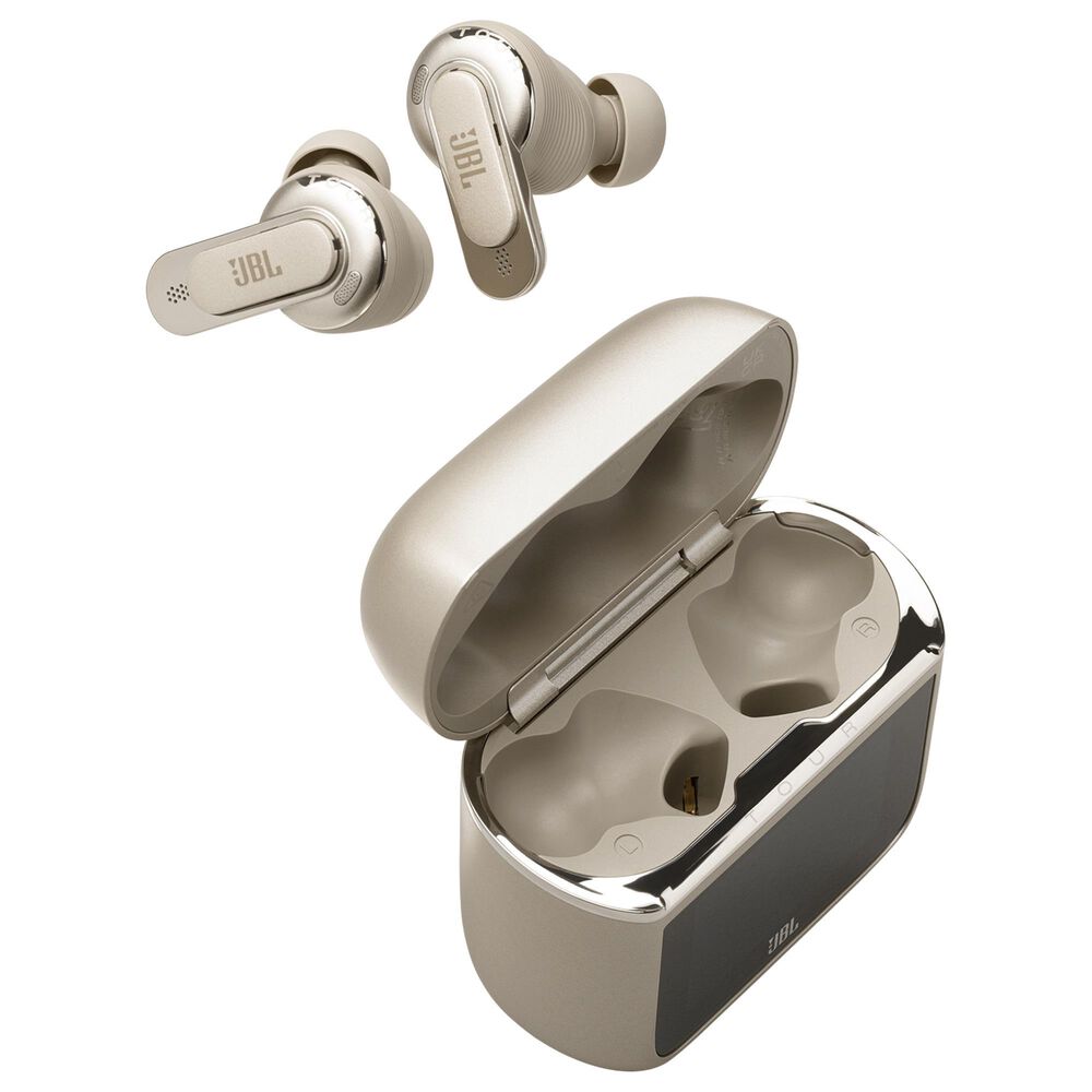 JBL Tour Pro 3 True Wireless Noise Cancelling Earbuds with Smart Charging Case in Latte, , large