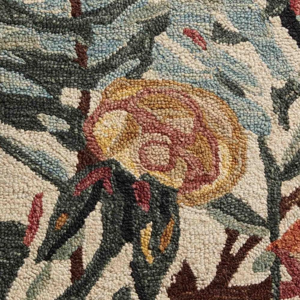 Loloi Belladonna 3&#39;7&quot; x 5&#39;7&quot; Ivory and Lagoon Area Rug, , large