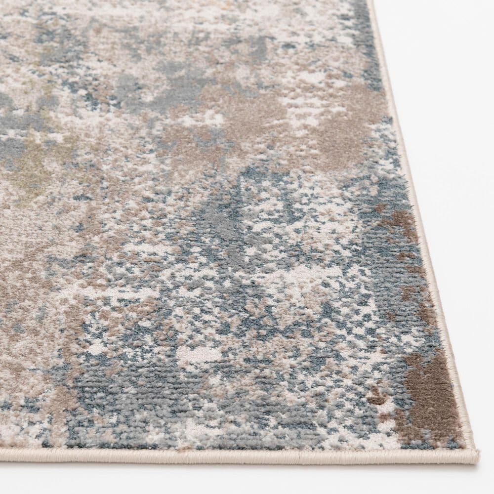 Central Oriental Heirloom Celesta Champagne and Blue Stone 7'10" x 9'10" Area Rug, , large
