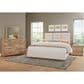 Viceray Collections Crafted Oak Landscape Mirror in Bleached White, , large