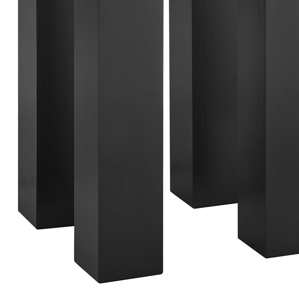 Crown Mark Parkside 5-Piece Square Dining Set in Black and White, , large