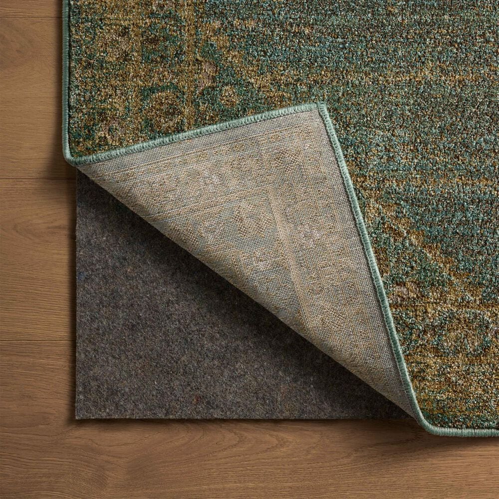 Magnolia Home Mona Aqua and Wheat 8&#39;10&quot; x 12&#39; Area Rug, , large